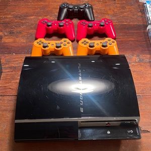 Sony Playstation 3 with 5 Controllers